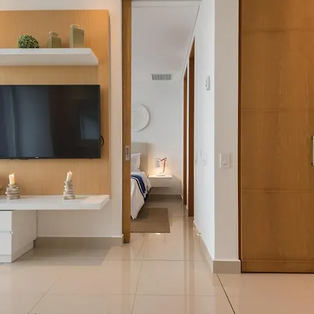 Apartment Classy 1 Bedroom Pool, Gym Near Downtown By Huespedia Cartagena